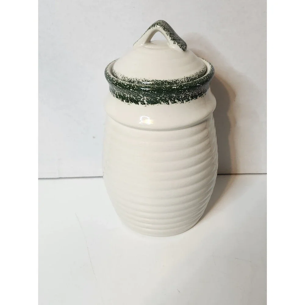 ALCO Industries Countryside Rooster Ceramic Cookie Jar farmhouse Open Box